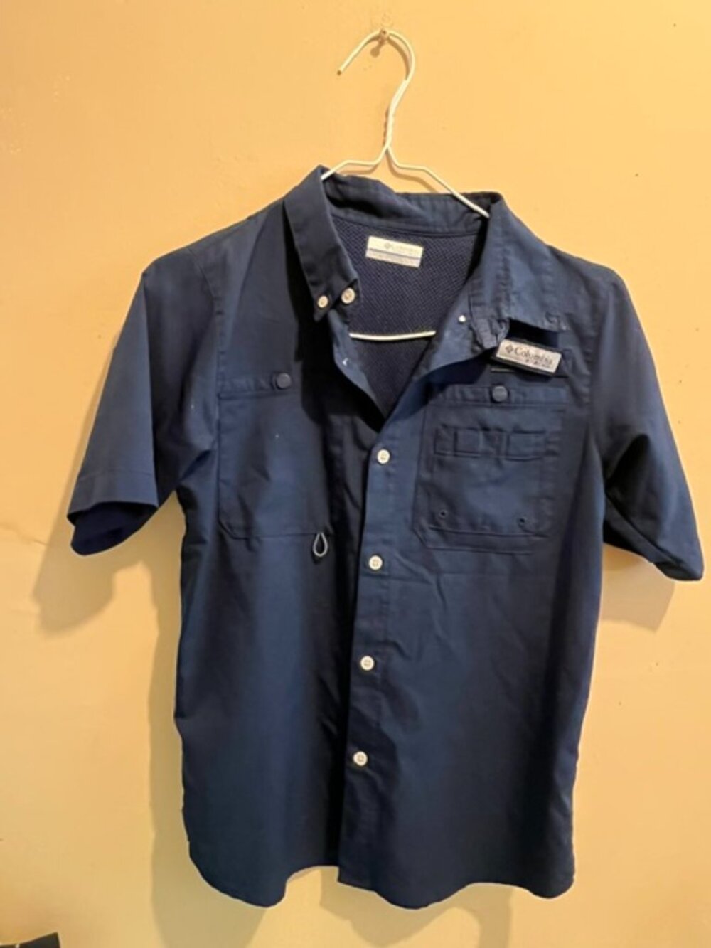 Boys Columbia Fishing style shirt, Black